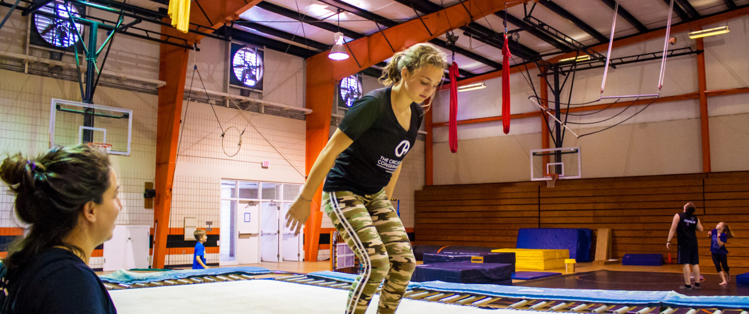 Acrobatic Trampoline at the Circus Arts Conservatory