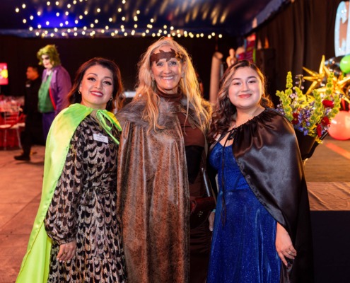 Vibrant circus staging with performers in colorful costumes during a lively event.